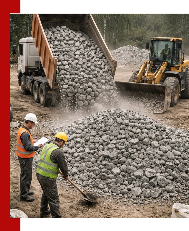 Гранитный щебень фракция 70-150 доставка в Сасове