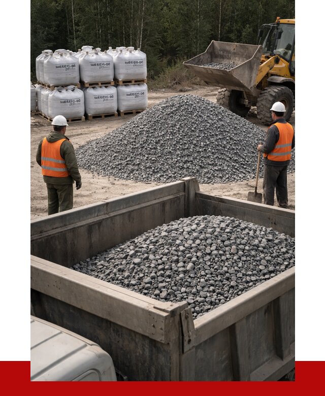 Щебень габбро диабаз 20-40 в Сасове от 3436 руб. | ПРОНЕРУДСсв