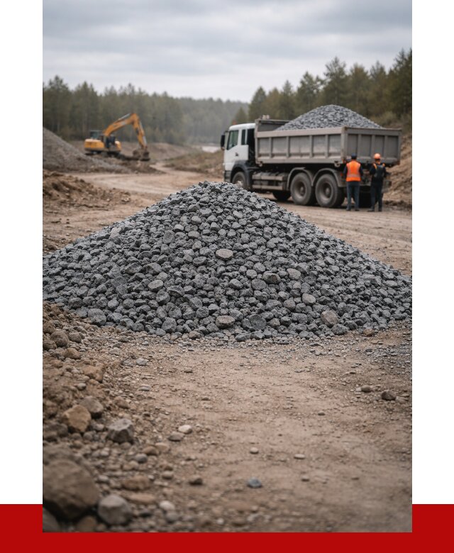 Щебень габбро диабаз фракция 40-70 в Сасове от 2223 р-ПРОНЕРУДСсв