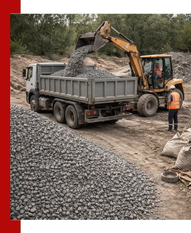 Доставка гравийного щебня в Сасове оптом и в розницу