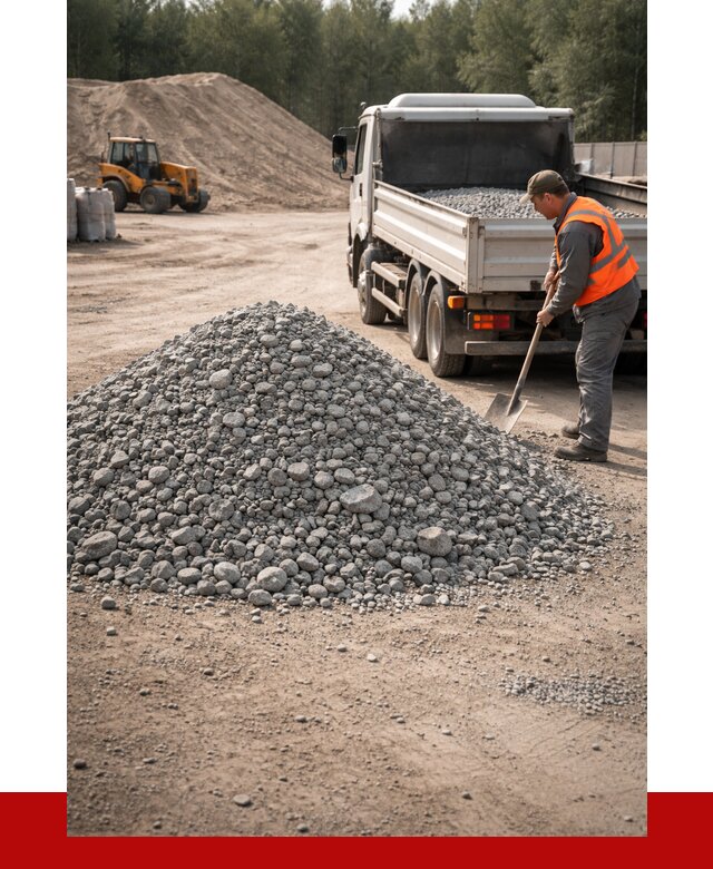 Гравийный щебень фракция 5-10 в Сасове от 2223 р. | ПРОНЕРУДСсв