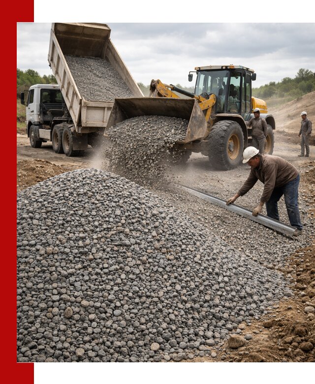Гравийный щебень фракция 5-20 с доставкой в Сасове