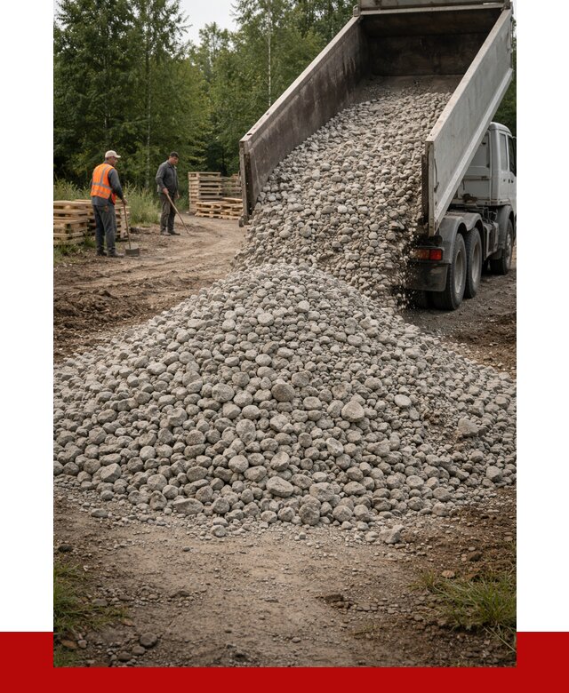 гравийный щебень фракция 70-120 в Сасове от 2476 р. ПРОНЕРУДСсв