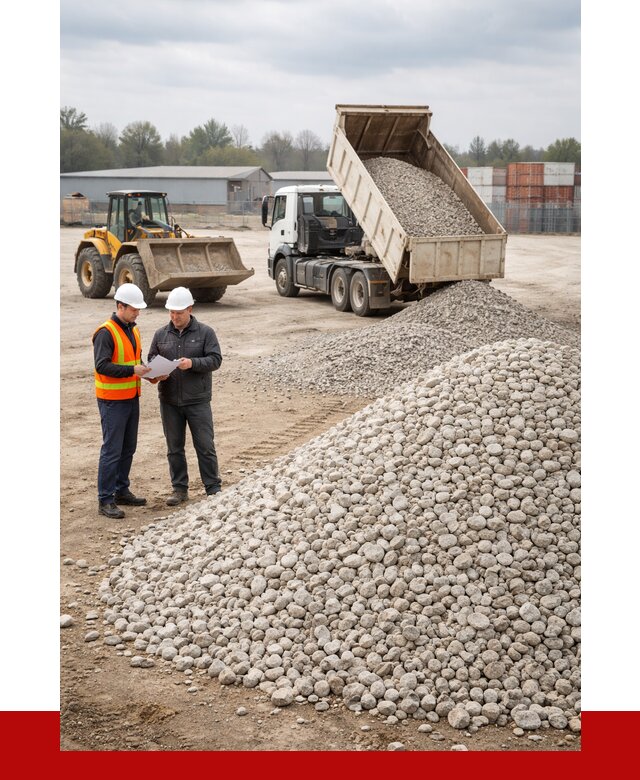 Известняковый щебень в Сасове от 1415 р. доставка | ПРОНЕРУДСсв