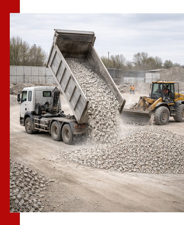 Доставка и продажа известнякового щебня в Сасове