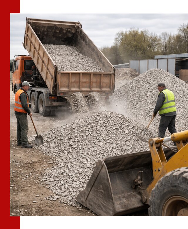 Доломитовый щебень фракции 5-20 с доставкой в Сасове