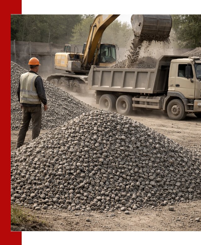 Шлаковый щебень фракция 5-20 с доставкой в Сасове