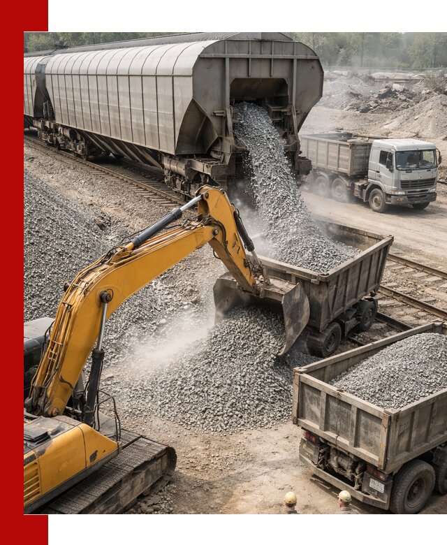 Доставка железнодорожного щебня в Сасове крупными партиями быстрого отгруза