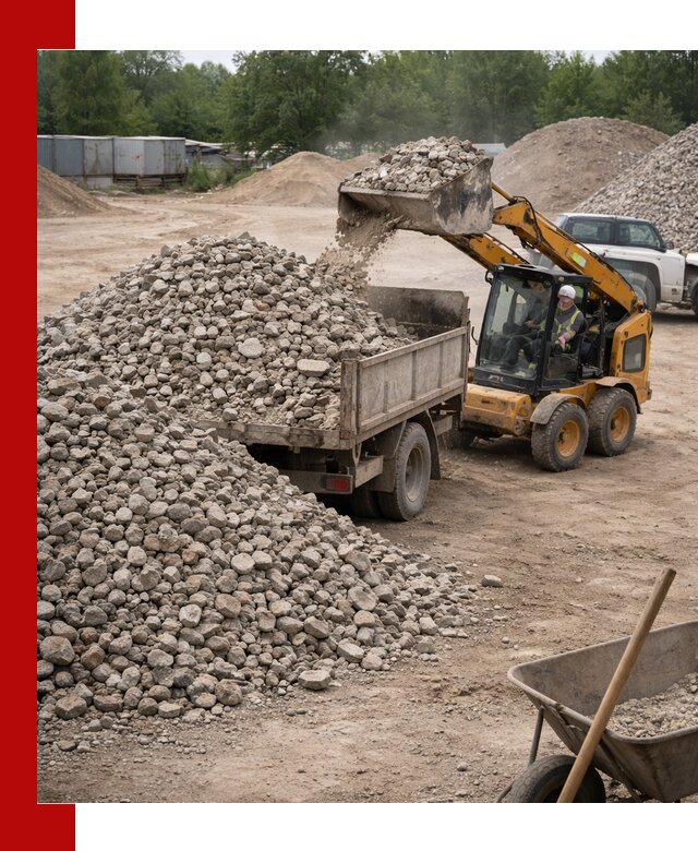 Доставка вторичного щебня в Сасове для строительных работ