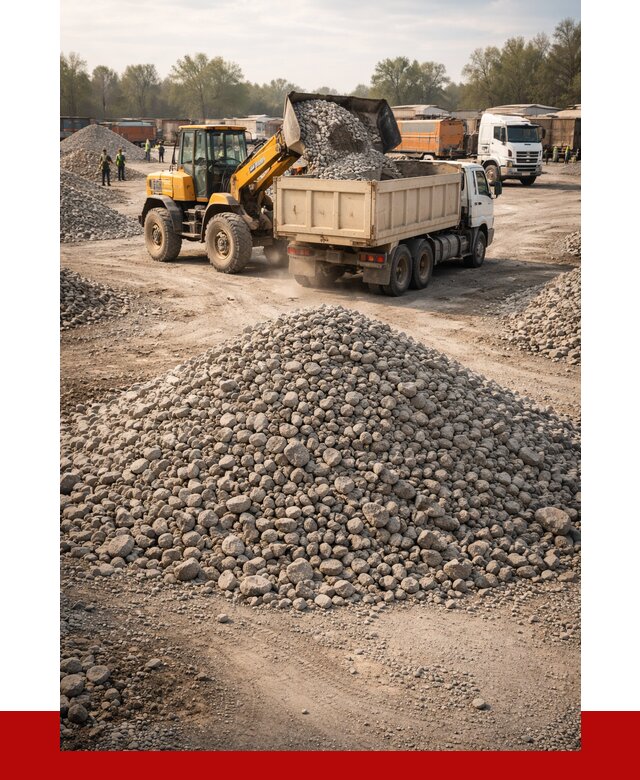 Вторичный щебень фракция 40-70 в Сасове от 1758 р, ПРОНЕРУДСсв