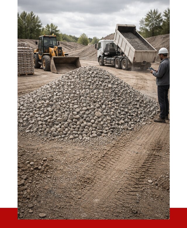 Купить бетонный щебень в Сасове, от 3234 р. ПРОНЕРУДСсв