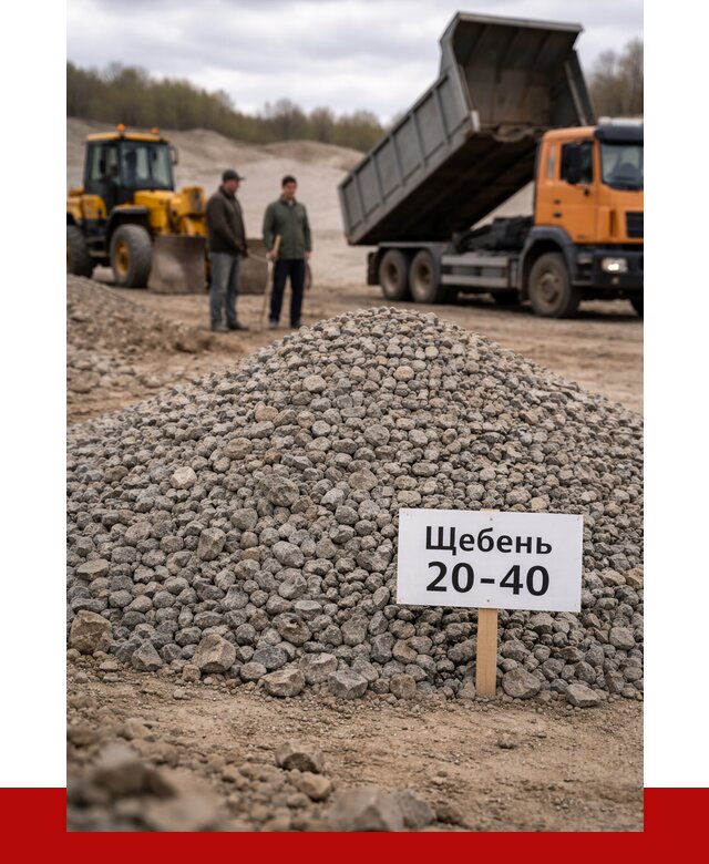 Бетонный щебень фракция 20-40 в Сасове от 2476 р. | ПРОНЕРУДСсв