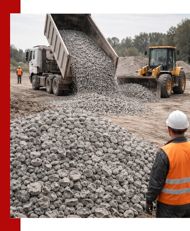 Доставка бетонного щебня фракции 20-40 в Сасове