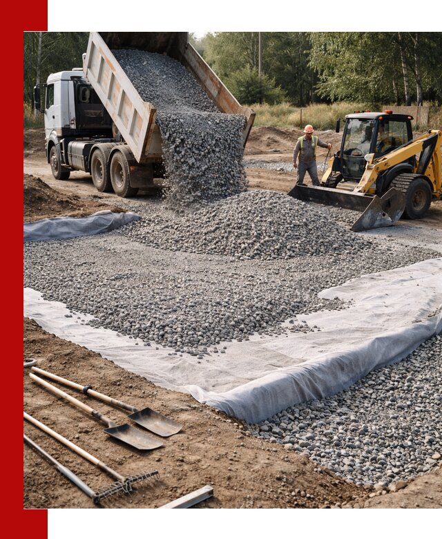 Щебень для фундамента с доставкой в Сасове