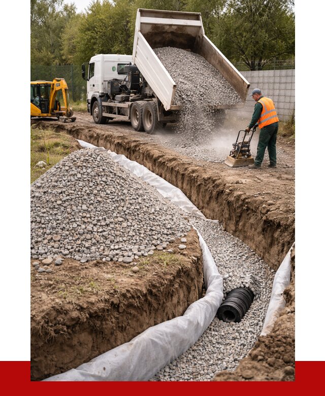 Щебень для дренажа в Сасове от 1869 р., ПРОНЕРУДСсв доставка