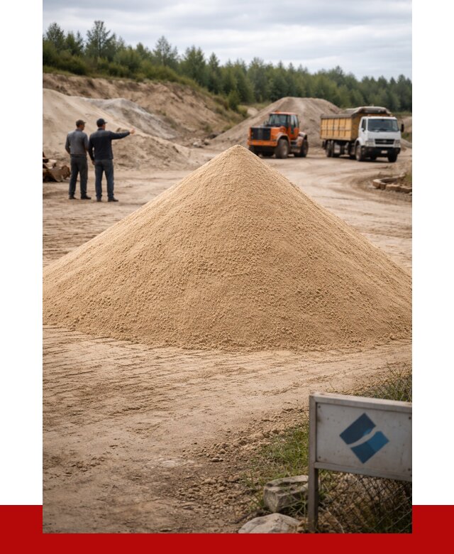 Карьерный песок навалом в Сасове от 1819 р. | ПРОНЕРУДСсв