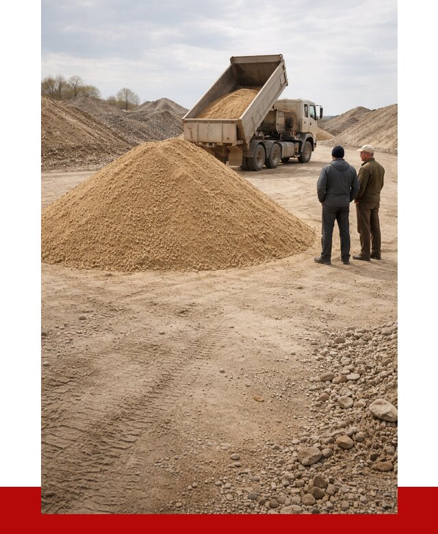 Карьерный песок крупнозернистый в Сасове от 8589 р | ПРОНЕРУДСсв