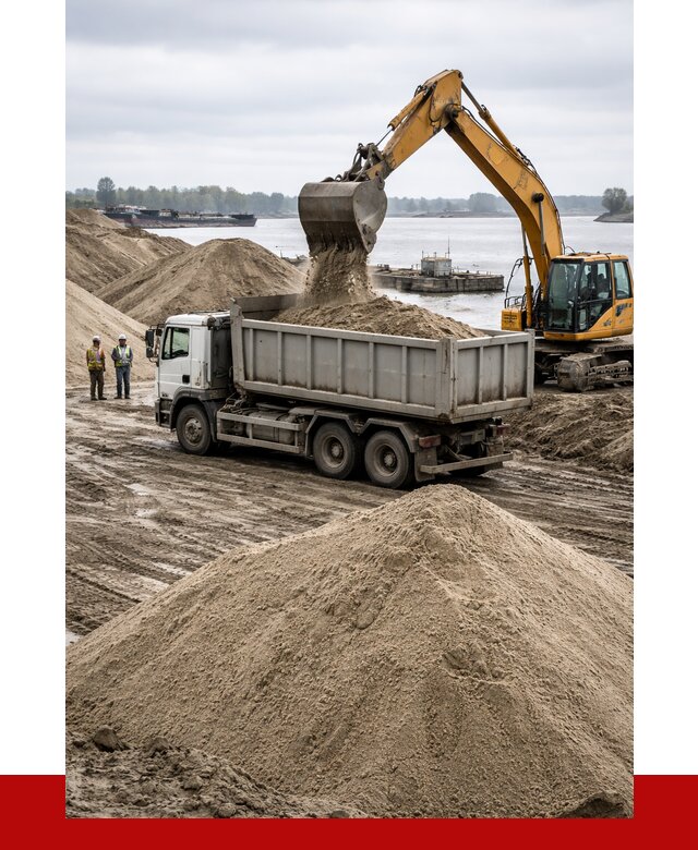 Купить речной песок навалом в Сасове от 1819 р., ПРОНЕРУДСсв