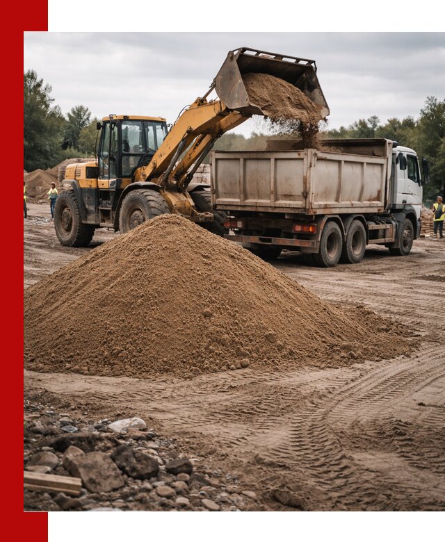 Доставка речного песка навалом в Сасове быстро и выгодно