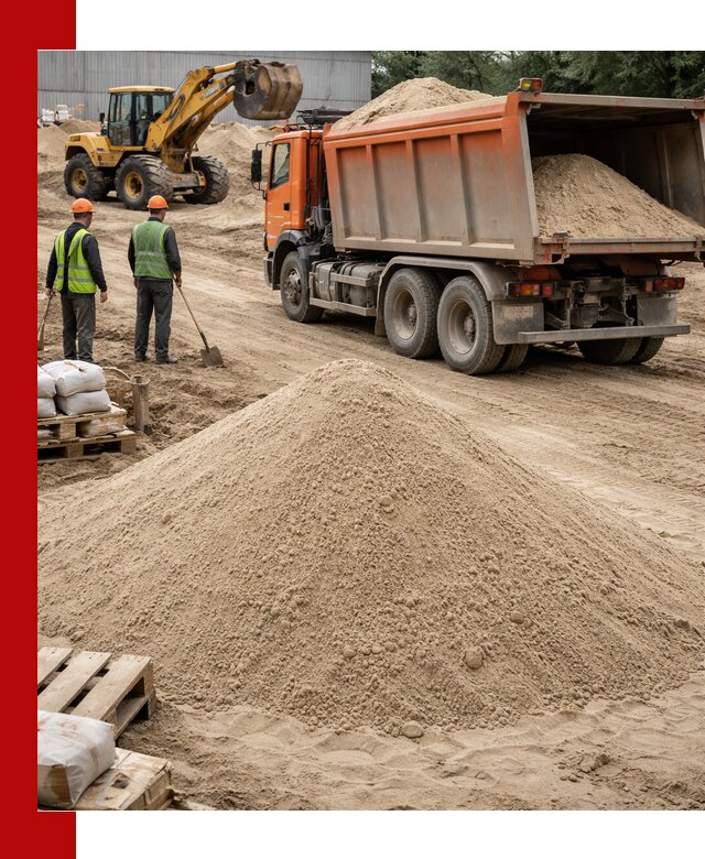 Доставка и продажа мытого речного песка в Сасове