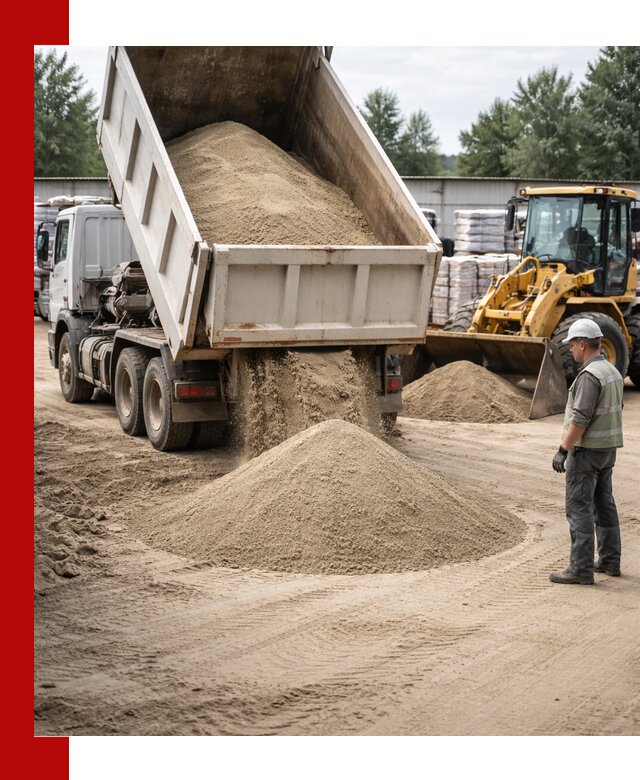 Поставка и доставка песка для бетона в Сасове