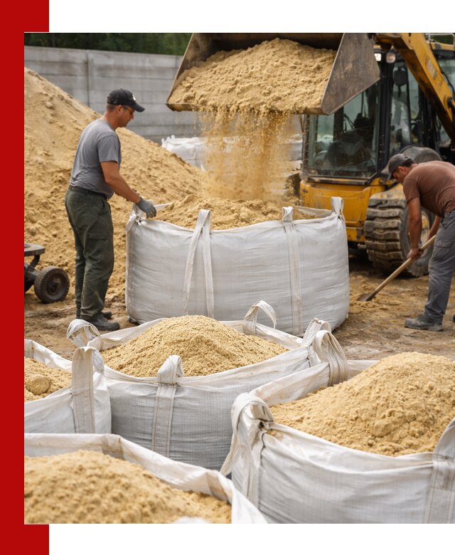 Поставка качественного песка для кладки в Сасове