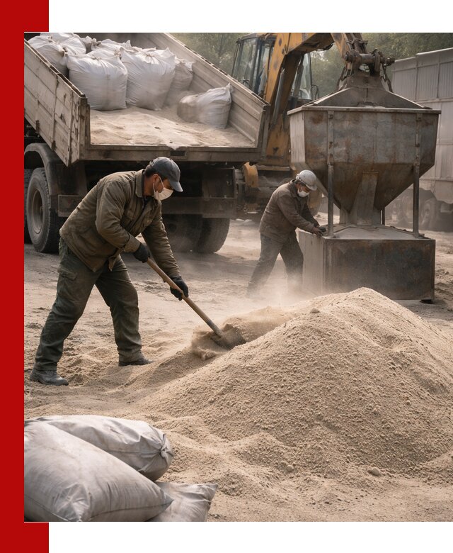 Кварцевый песок для пескоструя в Сасове — доставка и качество