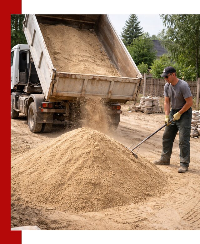 Доставка сухого песка самосвалами в Сасове