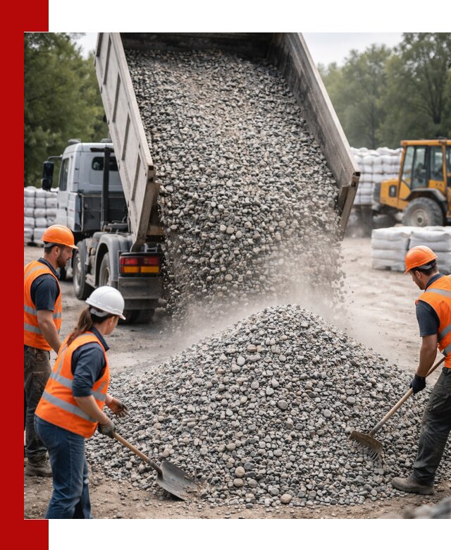 Доставка гравия и камня в Сасове оптом и в розницу