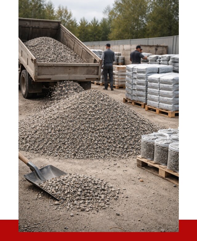 Гравий фракция 5-20 в Сасове купить от 2324 р. ПРОНЕРУДСсв