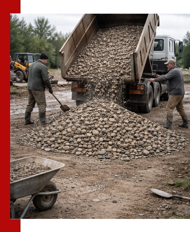 Доставка гальки речной оптом и в розницу в Сасове