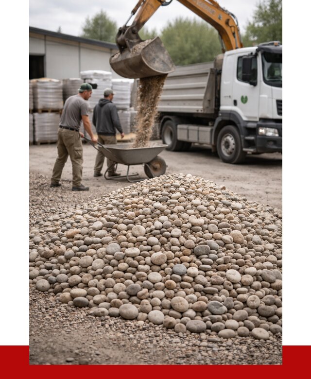 Галька декоративная в Сасове от 3234 р. за куб | ПРОНЕРУДСсв