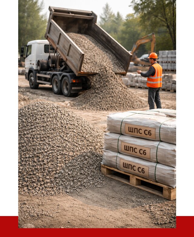 ЩПС С6 в Сасове с доставкой от 2223 р. за куб | ПРОНЕРУДСсв