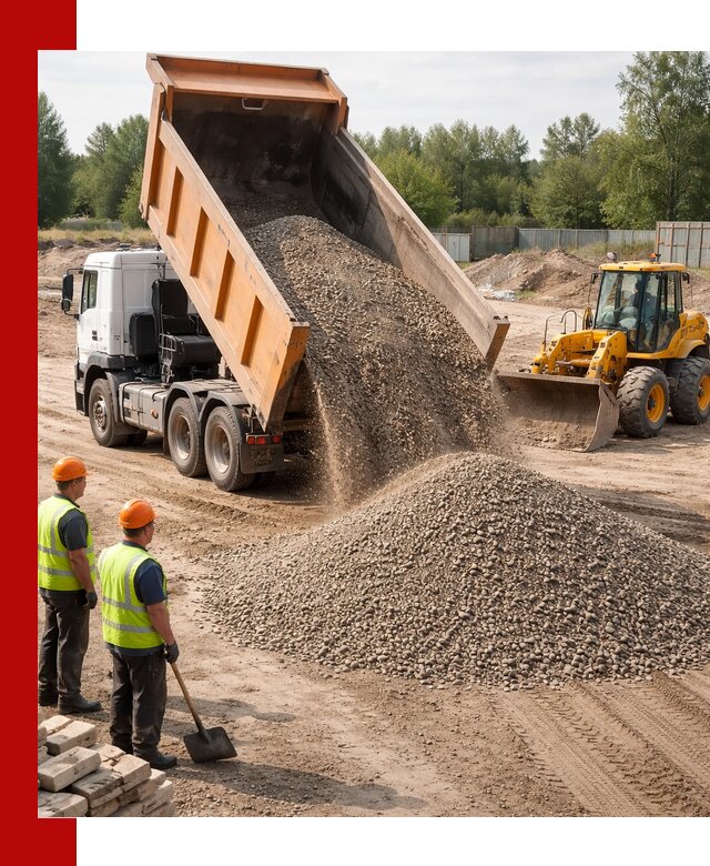 Доставка щебёночно-песчаной смеси ЩПС С7 в Сасове