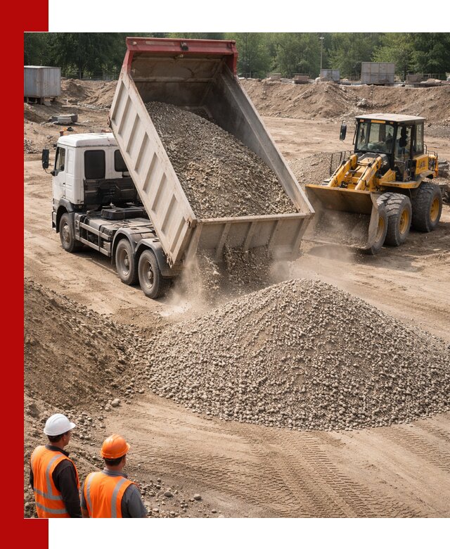 Щебень с песком (ЩГПС С2) с доставкой в Сасове