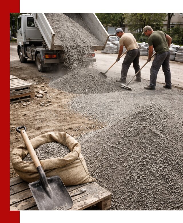 Отсев для тротуарной плитки в Сасове — доставка и укладка