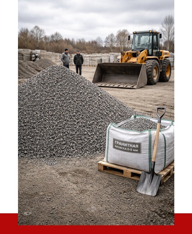 Купить гранитную крошку в Сасове от 4850 р. с доставкой | ПРОНЕРУДСсв