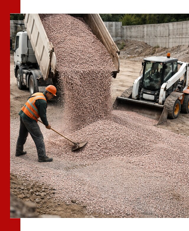 Крошка розовый гранит с доставкой в Сасове от производителя