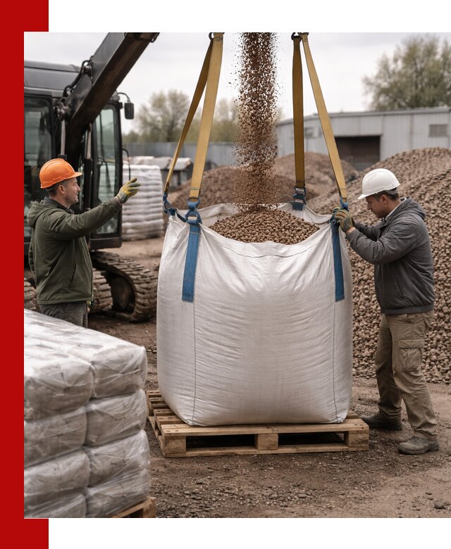 Керамзит в биг-бегах с доставкой в Сасове