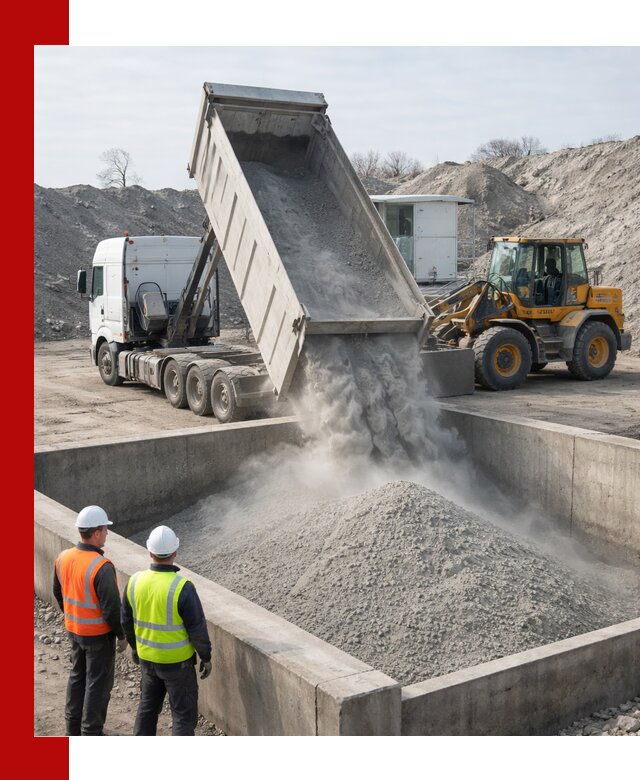 Доставка цемента навалом в Сасове крупными партиями