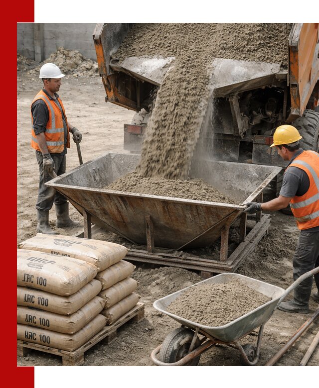 Доставка цементно-песчаной смеси М100 в Сасове