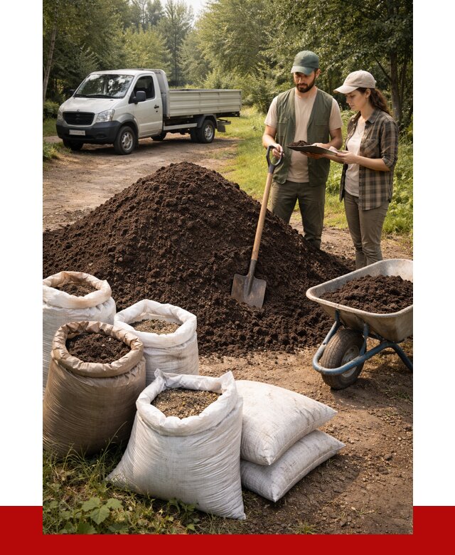 Купить грунт с доставкой в Сасове от 4547 р. за м3 | ПРОНЕРУДСсв