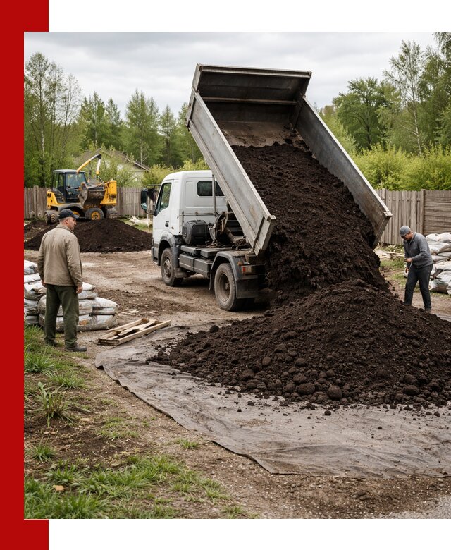 Доставка качественного почвогрунта в Сасове оптом и в розницу