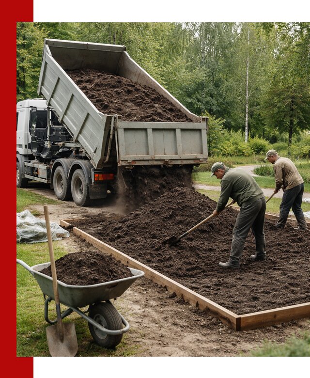 Доставка грунта для озеленения и благоустройства в Сасове