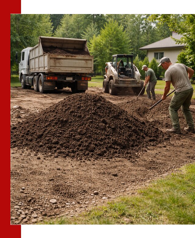 Доставка и укладка грунта для газона в Сасове