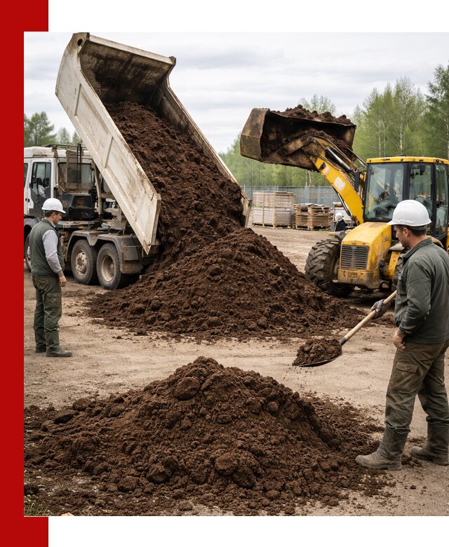 Доставка торфа оптом и в мешках в Сасове