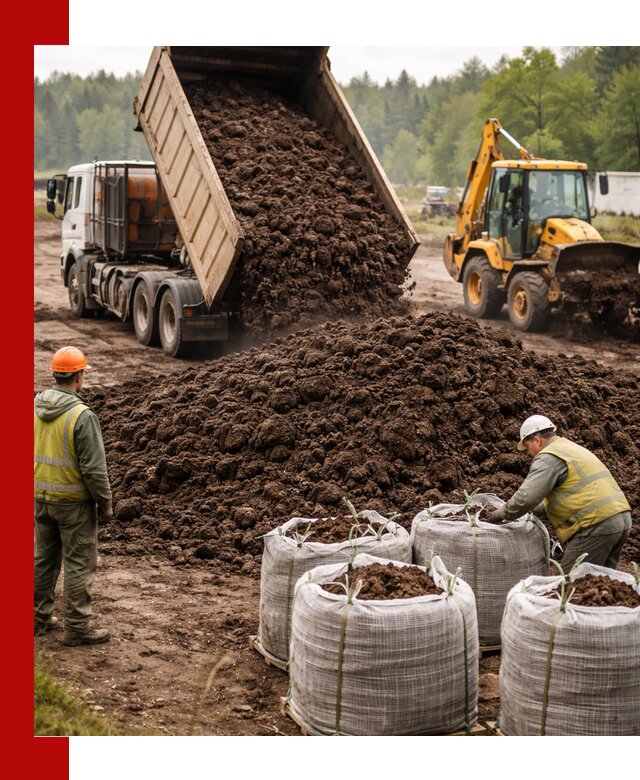Доставка нейтрального торфа в Сасове оптом и в розницу