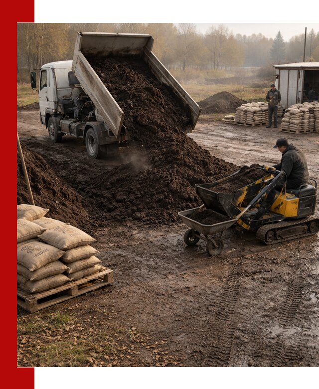 Кислый торф в доставке по выгодным ценам в Сасове