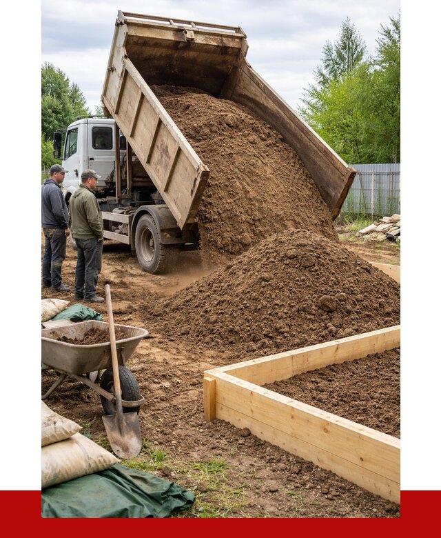 Торфо песчаная смесь в Сасове с доставкой от 1869 р. | ПРОНЕРУДСсв