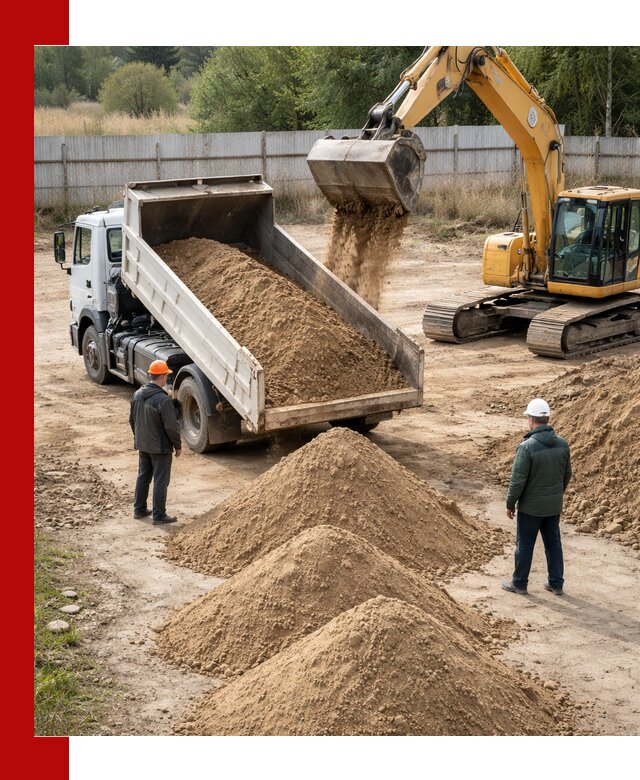 Доставка супеси вагонными и автопартиями в Сасове